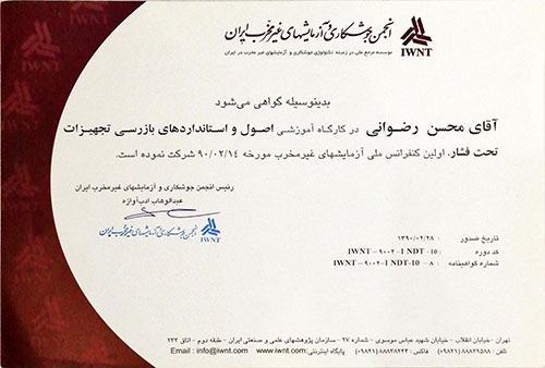 Certificates